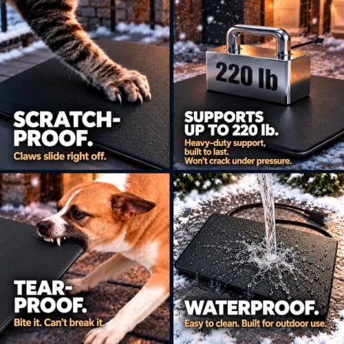 PetTemp Pet Bed Mat in M: 16" x 13", Black