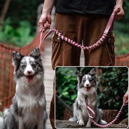 ONETIGRIS Leash in 85cm-118cm/33.5in-46.5in, Pink
