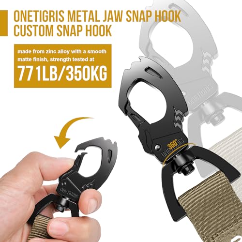 ONETIGRIS Leash in 85cm-118cm/33.5in-46.5in, Brown