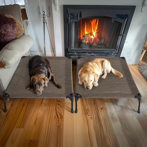 Veehoo Pet Bed Mat in 42.0"L x 30.0"W x 7.0"Th, 2Packs- Brown