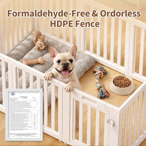 everfront Pet Playpen in 24", White