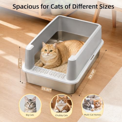 WoofiGo Litter Box in X-Large, XL-Cool Grey