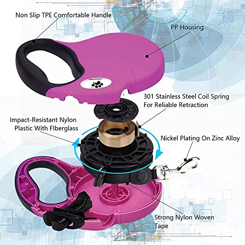 CROWN PAWS Leash in Small, Pink