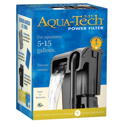 AQUA-TECH Aquarium Pond Water Treatment in 5 to 15 Gallon, Black