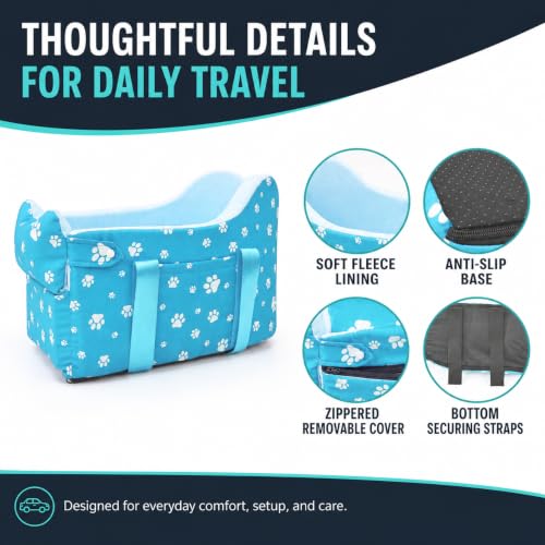 Cullaby Pet Seat in Small, Blue