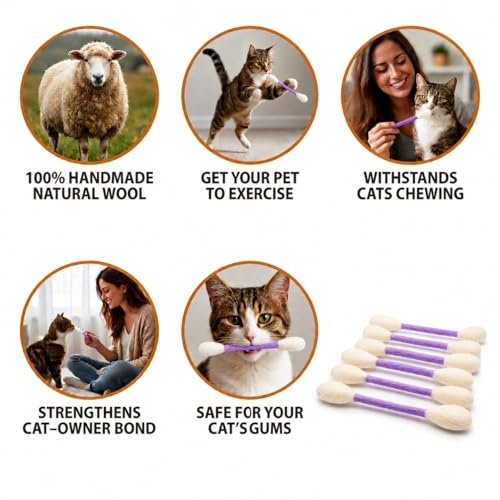 Glaciart One Pet Toy in Regular, Purple Swabs