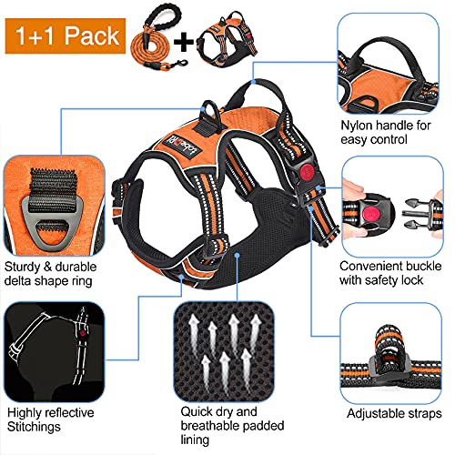 tobeDRI Animal Harness in Medium, Orange