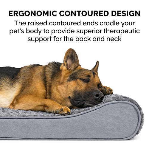 Furhaven Pet Bed Mat in Large, Ultra Plush (Gray)