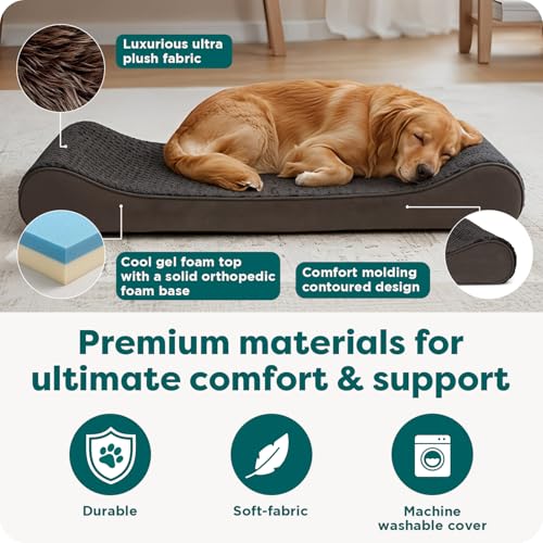 Furhaven Pet Bed Mat in Jumbo Plus, Ultra Plush (Gray)