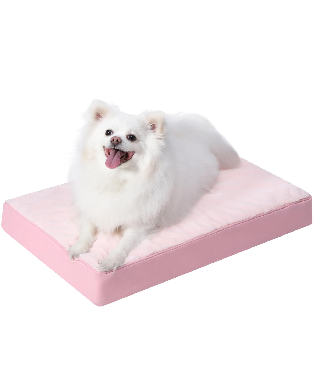 KSIIA Pet Bed Mat in 23.0"L x 17.0"W x 3.0"Th, Pink