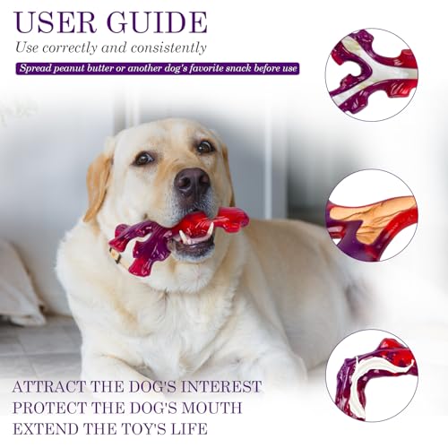 Frienhund Pet Toy in 3 Pack, Red-3-Pack