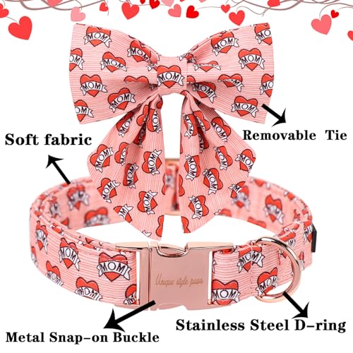 Unique style paws Animal Collar in XS, mom love-bowtie