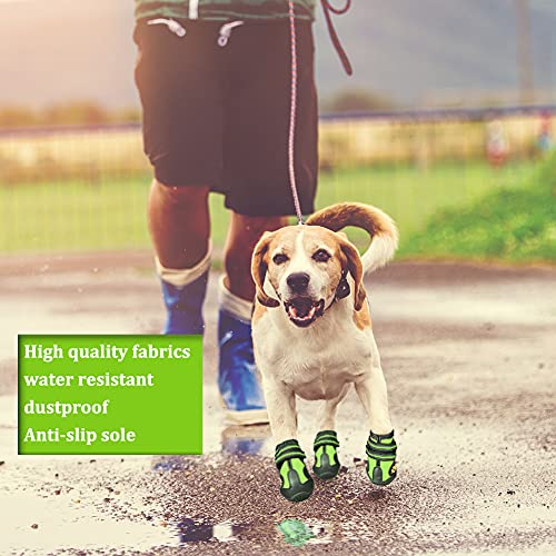 CovertSafe& Paw Hoof Protector in Size 1: （2.3''x1.6'')(L*W) for 10-23 lbs, Green