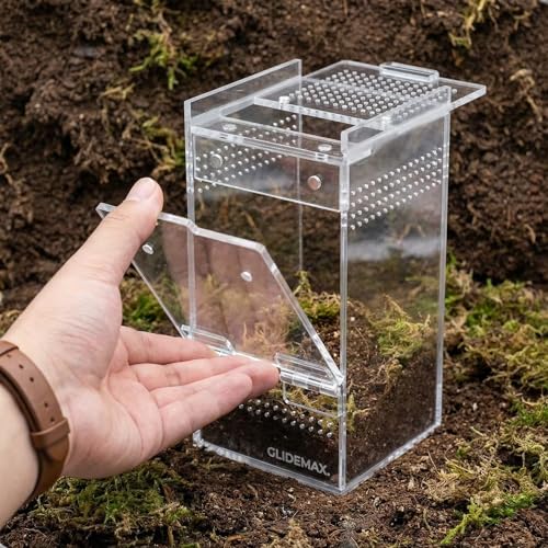 GlideMax Vivarium in 3x3x6inch, Transparent