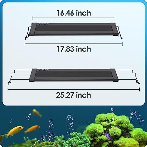 Gamalta Lamp in For 18~24inch Fish Tank, Black - Remote Control