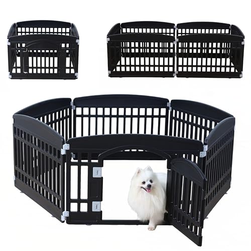 Gupamiga Pet Playpen in Black