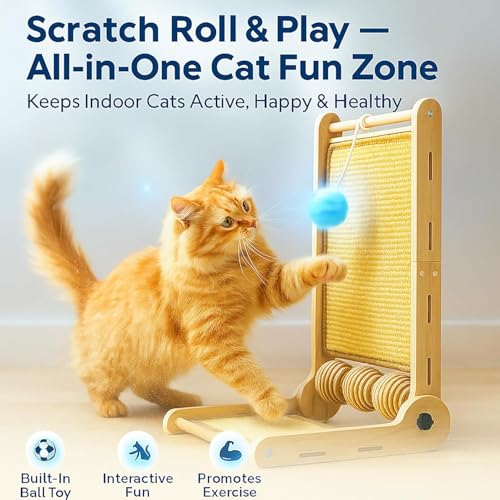 LEQOS Pet Activity Structure in 32 in, Sisal