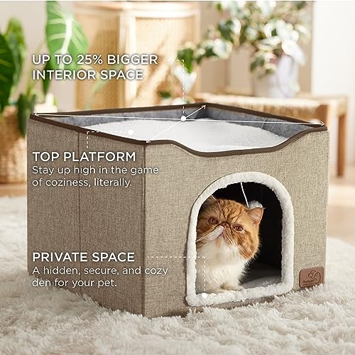 Bedsure Pet Activity Structure in Single, Brown
