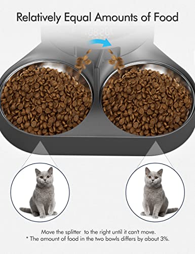 PETLIBRO Pet Feeder in Dual Tray, Black
