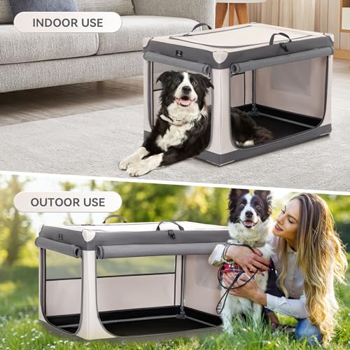 A 4 Pet Animal Cage in 36.0"L x 24.0"W x 23.0"H, Grey