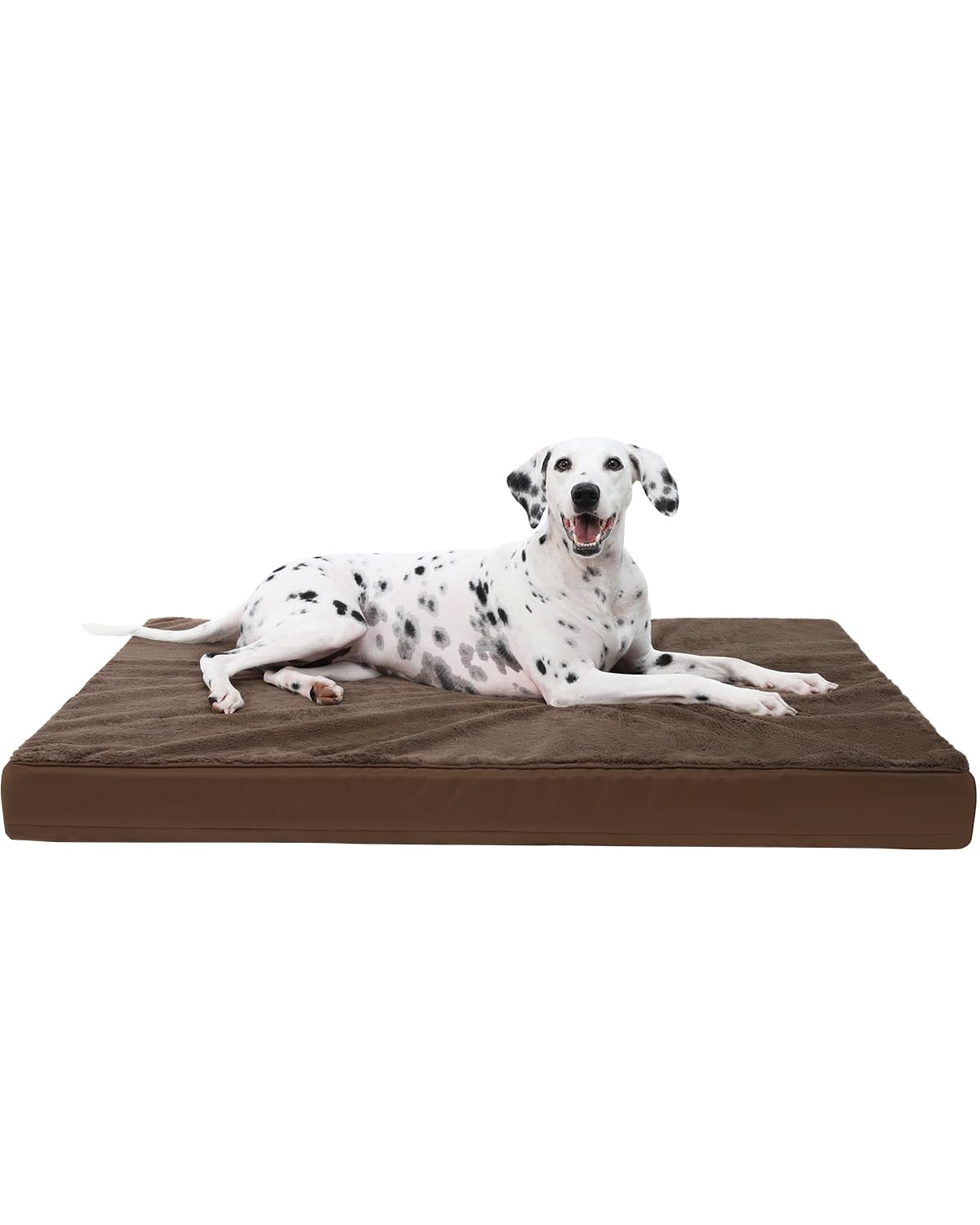 KSIIA Pet Bed Mat in 47.0"L x 29.0"W x 4.0"Th, Brown