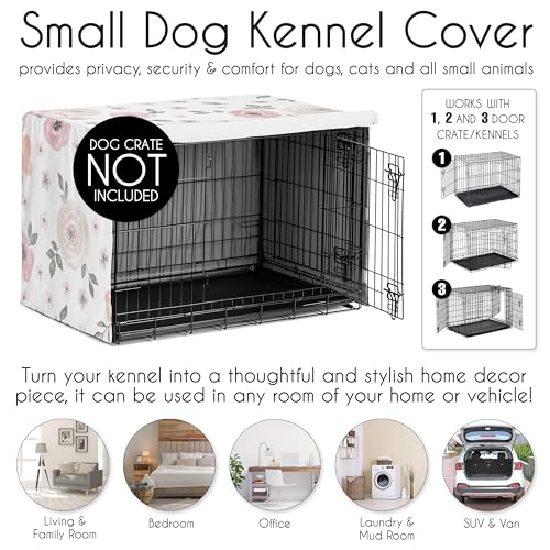 Sweet Jojo Designs Animal Cage in 24in. x 18.5in. x 20in., Pink and Grey Watercolor
