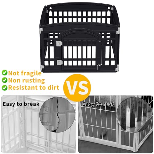 Gupamiga Pet Playpen in Black