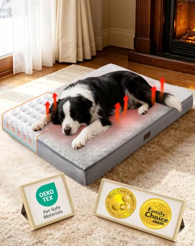 OhGeni Pet Bed Mat in 36" x 27" x 3.54" W, 01-Gray