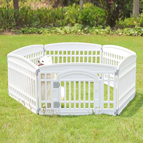 Gupamiga Pet Playpen in White