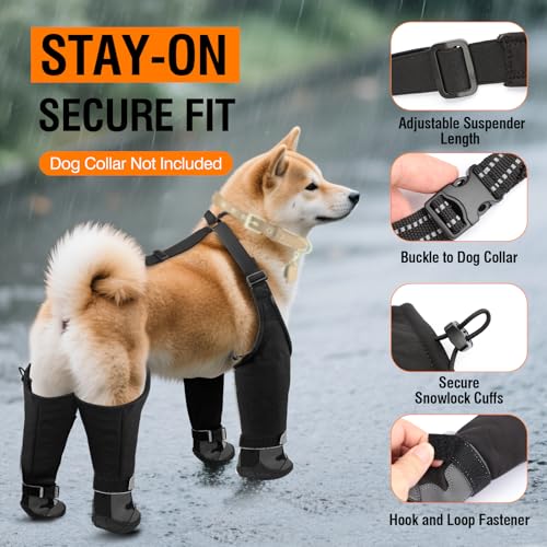 Giiyoe Paw Hoof Protector in 2, Black