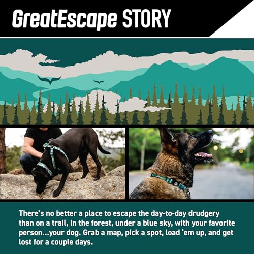 Wolfgang Man & Beast Animal Harness in Small (5/8 Inch x 12-18 Inch), GreatEscape Print