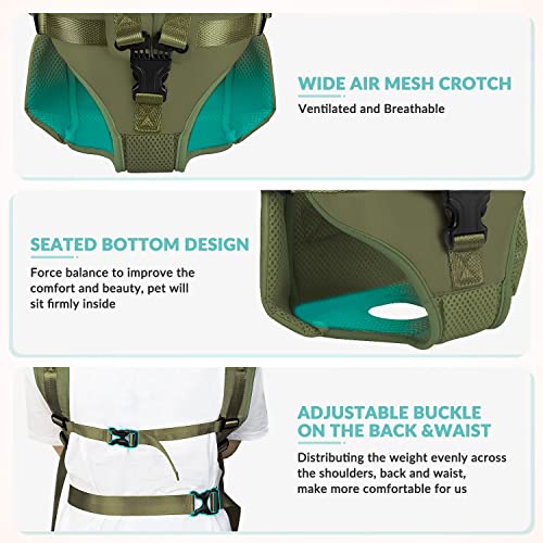Lukovee Animal Carrier in Small, Green