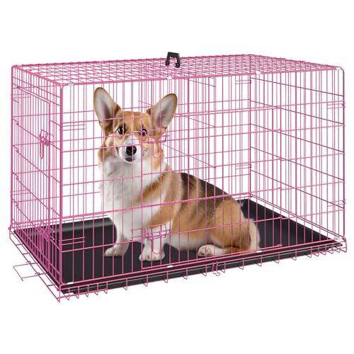 FDW Animal Cage in 30.0"L x 18.0"W x 20.0"H, Pink