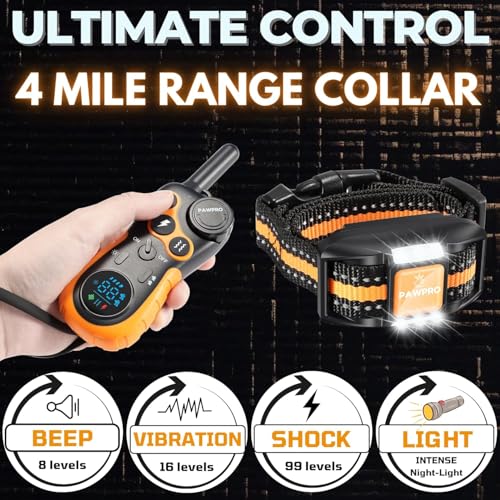 PAWPRO Animal Collar in 2 Collars - Orange, Orange