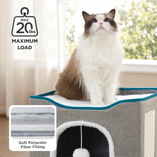 Bedsure Pet Activity Structure in Single, Antique Green
