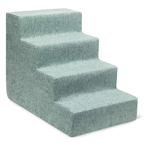 Best Pet Supplies Animal Stair in H: 18 Inches, Pale Teal