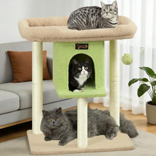 Feliskyn Pet Activity Structure in 28 Inches, Green