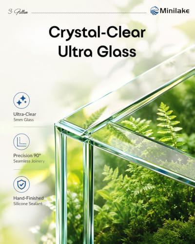 minilake Vivarium in 3 Gallon, Transparent