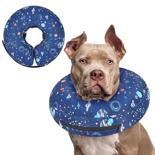Supet Animal Recovery Collar Cone in XXL(Neck 18.5"-23.5"), Star