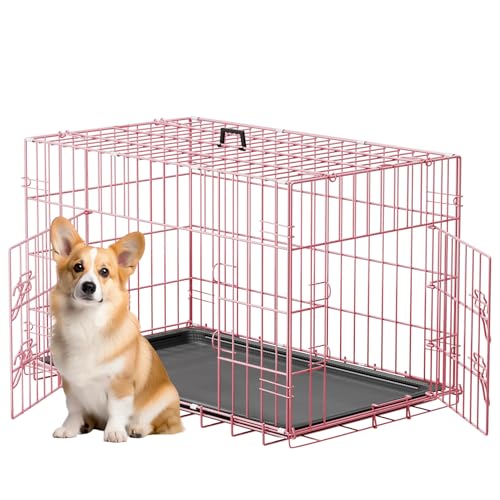 FDW Animal Cage in 30.0"L x 18.0"W x 20.0"H, Pink