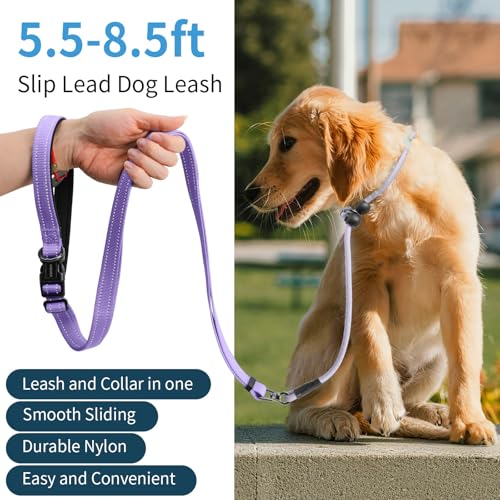 kazazoo Leash in Adjustable, 5.5ft to 8.5ft, Light Purple