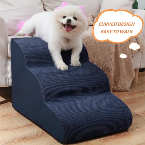 aodisman Animal Stair in Standard 3-Step 15.7"H, Blue