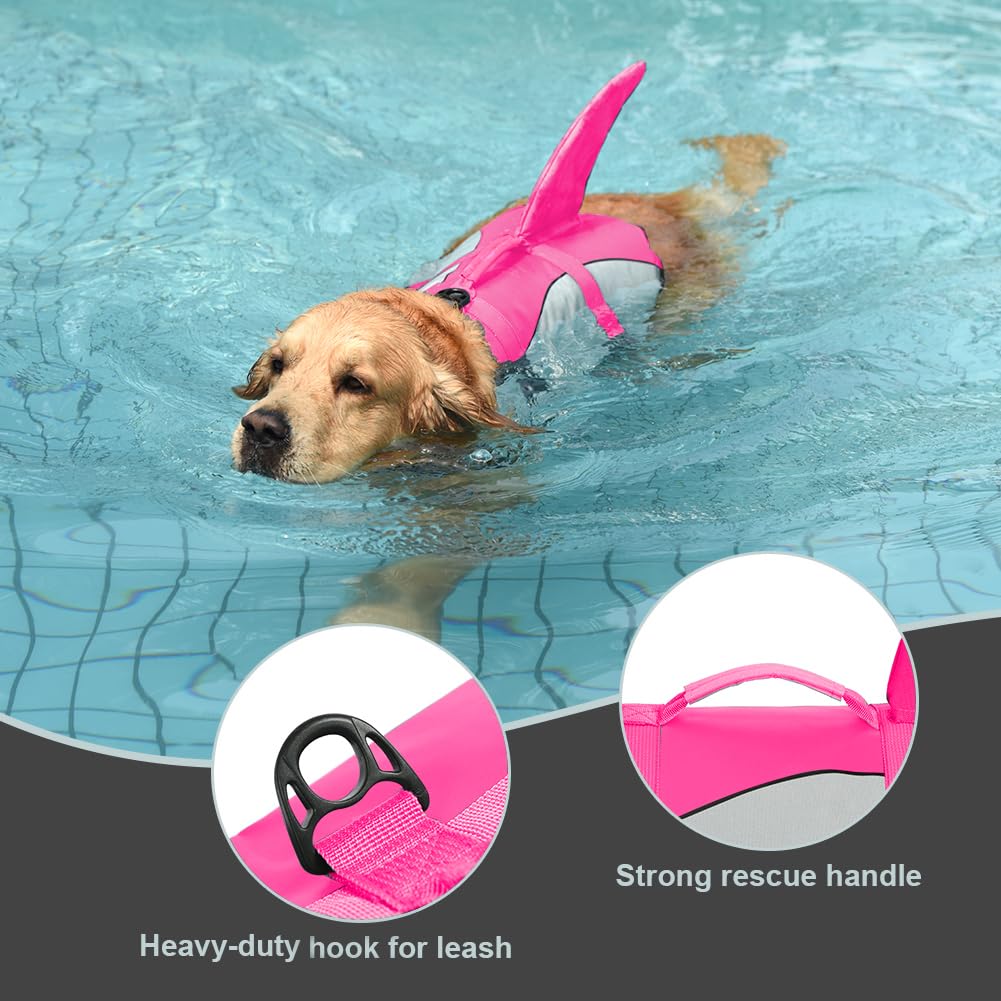 Doglay Pet Apparel in X-small, Pink-Shark