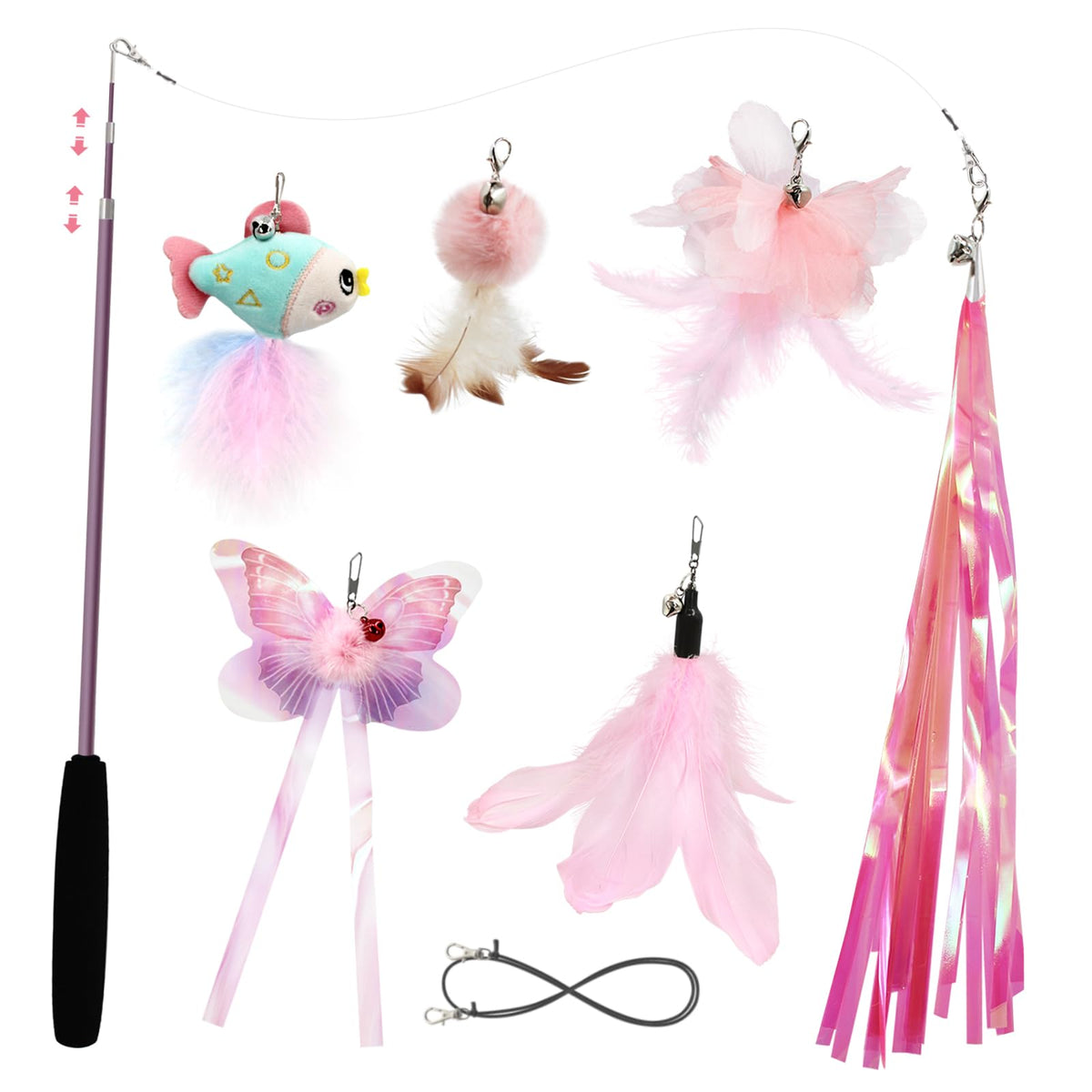 SONGWAY Pet Toy in 15 inches, Pink