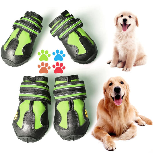 CovertSafe& Paw Hoof Protector in Size 1: （2.3''x1.6'')(L*W) for 10-23 lbs, Green