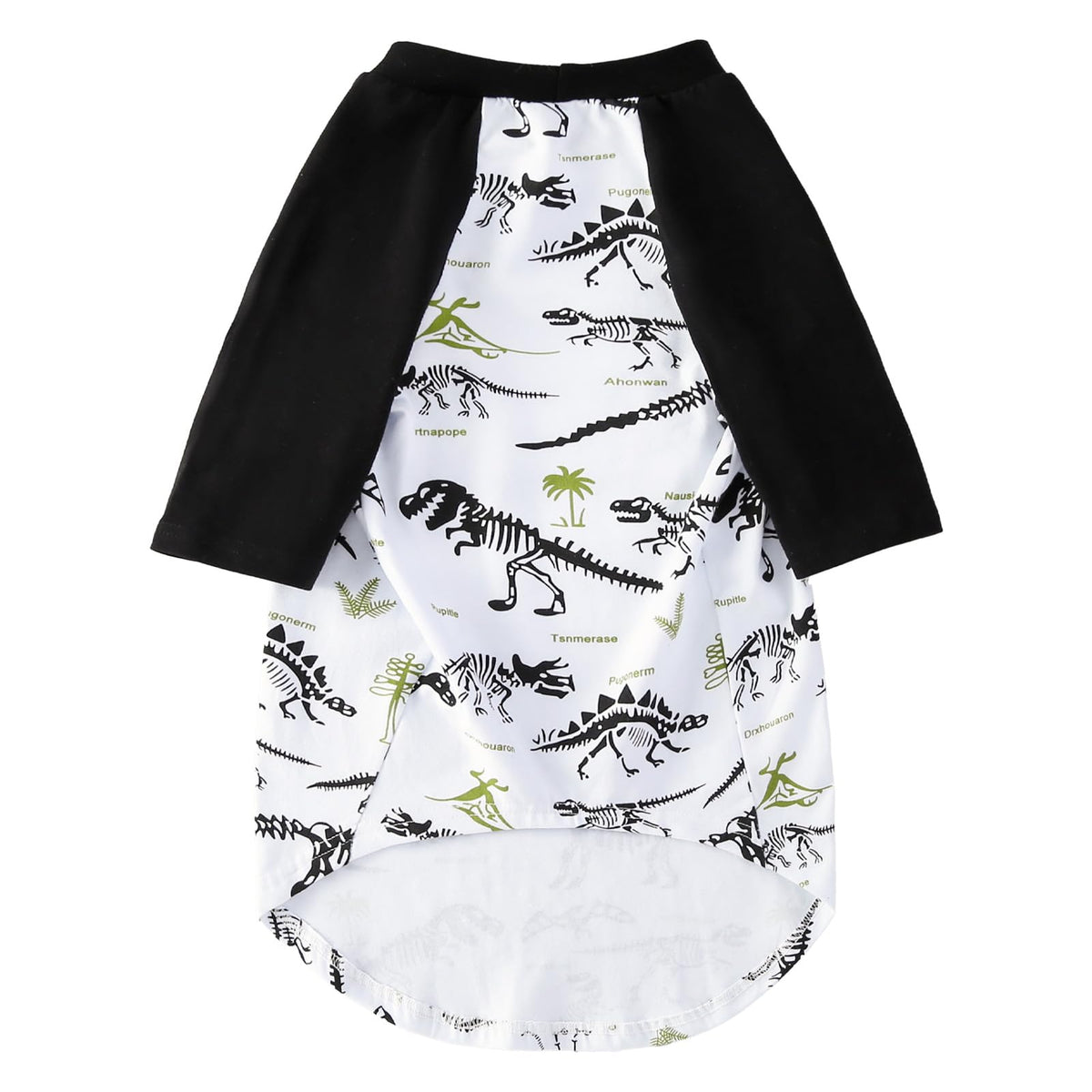 PriPre Pet Apparel in XX-Large, Black Dinosaur