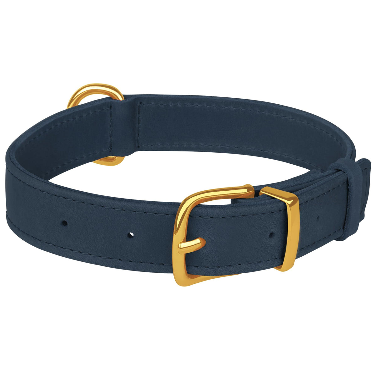 BUDKAS Animal Collar in S, 12"-15" Neck Fit, Smoky Blue