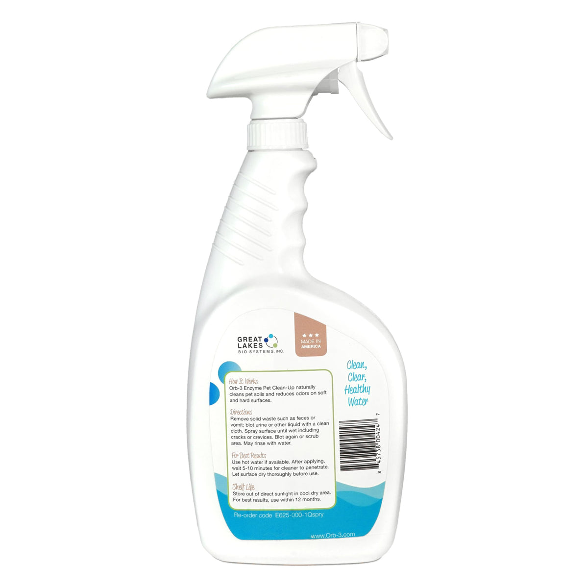 Orb-3 Cleaning Agent in 1-Gallon Refill, blue