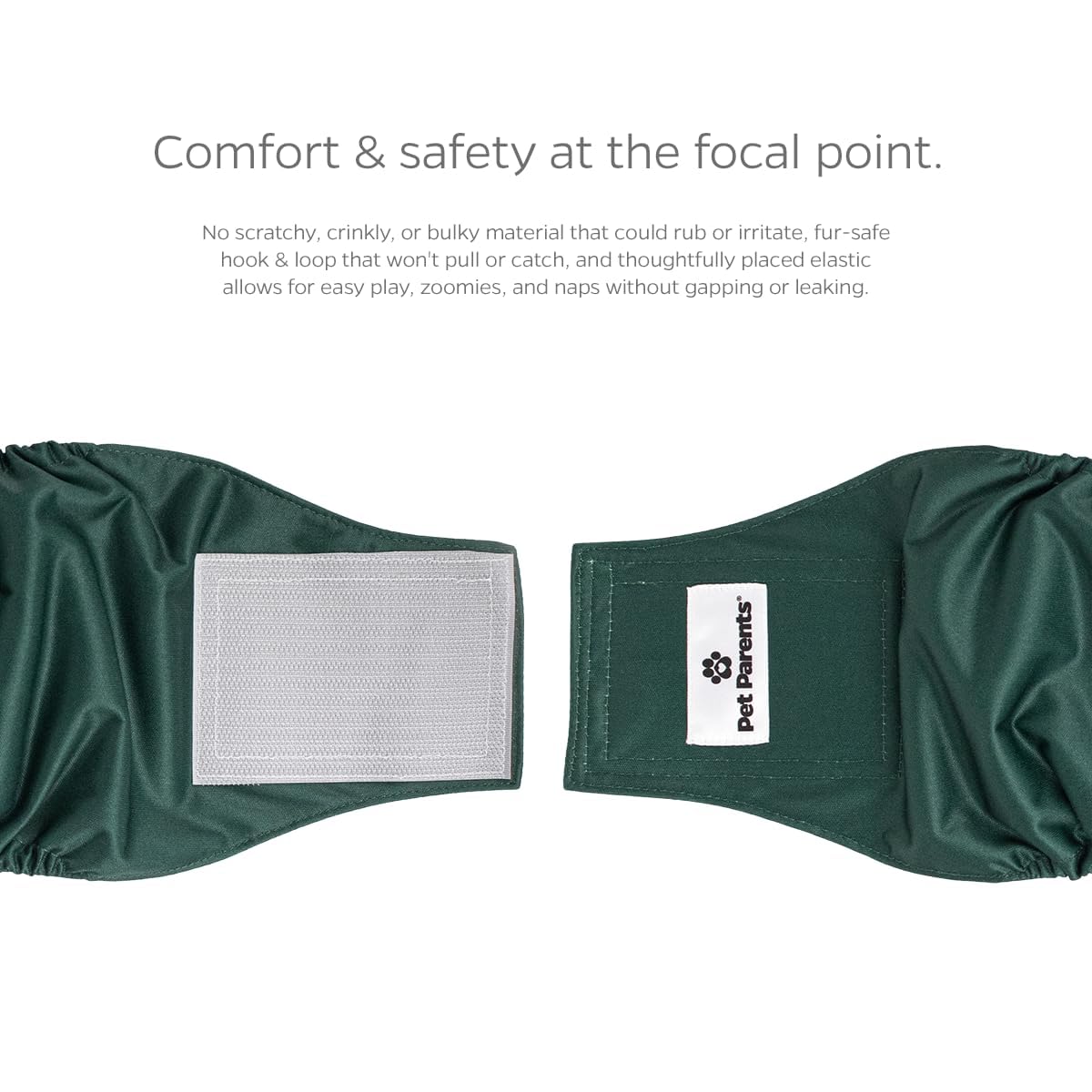 Pet Parents Animal Incontinence Protector in X-Small (11-13"), Spruce