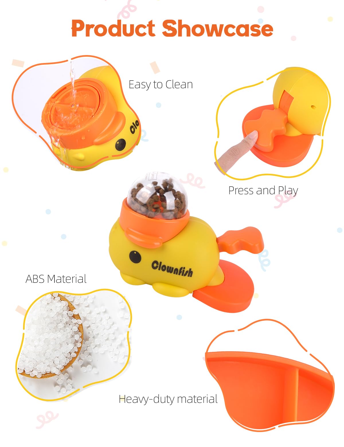 Generic Pet Feeder in yellow